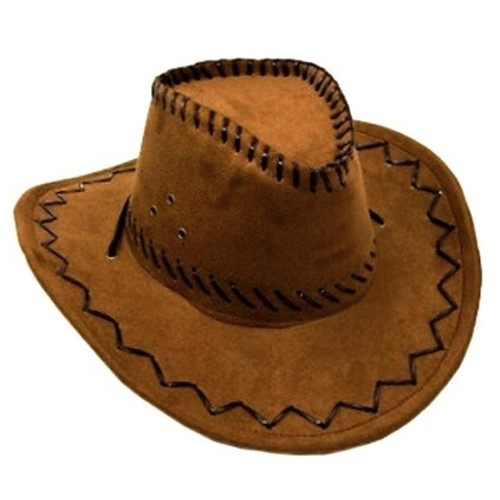 Ковбойская шляпа коричневая №2