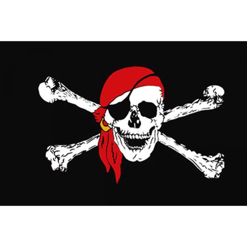 Пиратский флаг, 60см х 40см