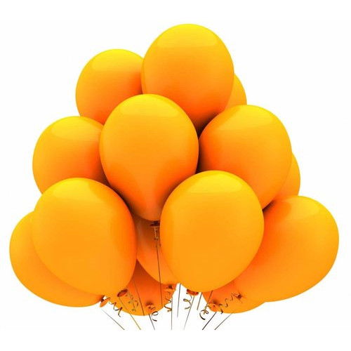 Набор шаров оранжевый, 10шт