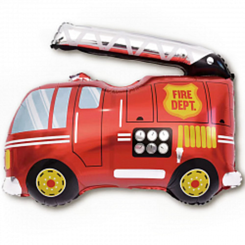 Фольгированный шар-фигура Пожарная машина, 81см