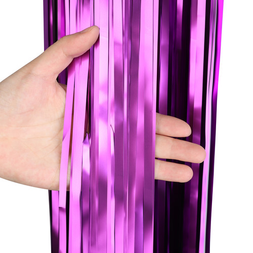 Занавес-дождик Фиолетовый-матовый, 200х100 см