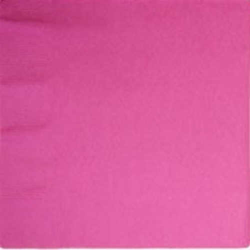Салфетки однотонные розовые, 20 шт, 33 см