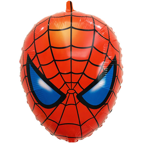 Воздушный шар Фигура, Голова, Человек Паук 56 см