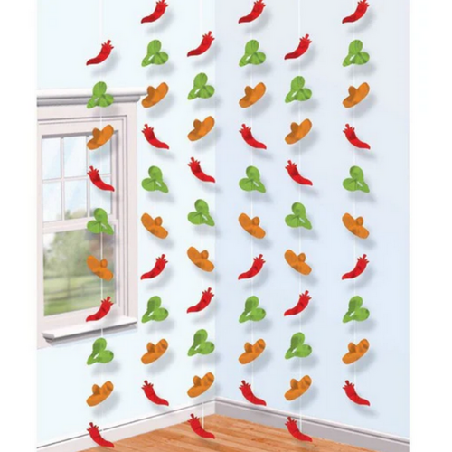 Вертикальная гирлянда Фиеста 6шт 213см