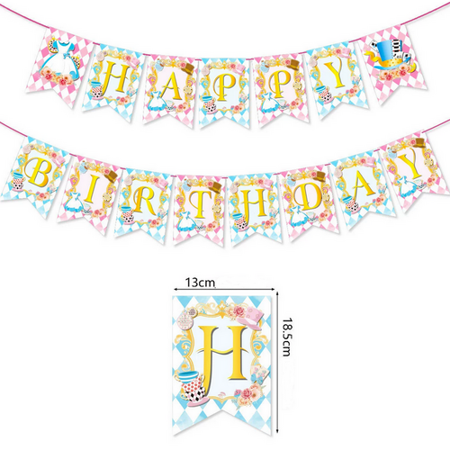 Гирлянда декор С Днем рождения Ковбои 220 см