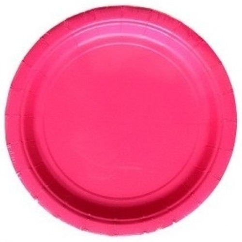 Тарелки однотонные Розовые, 6шт