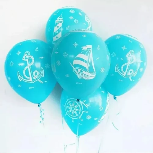 Воздушные шарики Морской праздник 10 шт