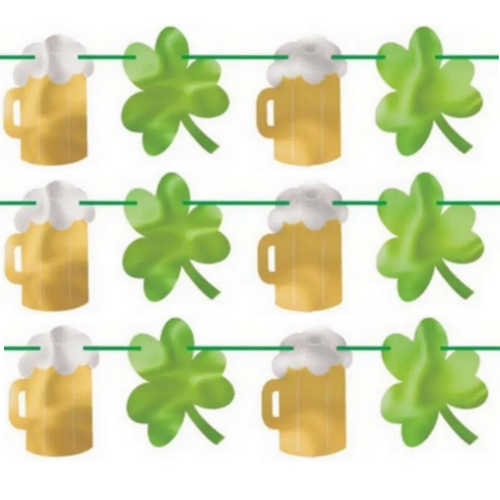 Гирлянда День Святого Патрика Кружка Пива 3,6м