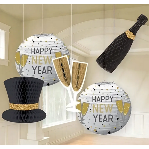 Декор Новогодний Шампанское 5шт