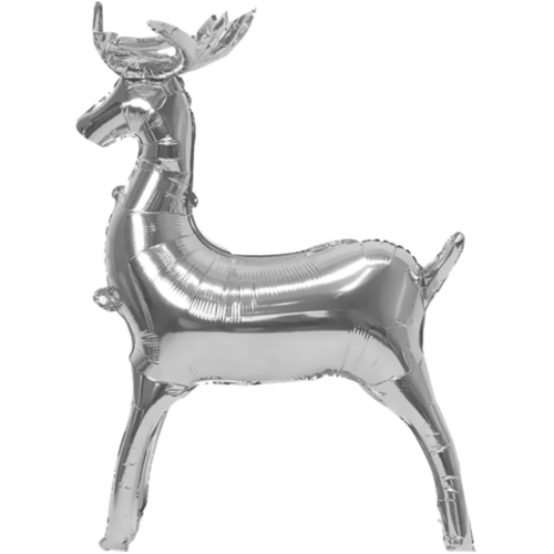 Новогодний воздушный шар 3D Фигура Олень 81 см
