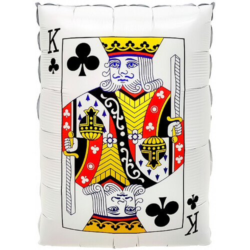 Воздушный шар Карта Король 50 см