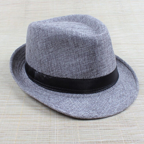 Гангстерская шляпа серая (Небольшой брак)