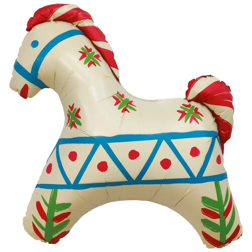 Воздушный шар Лошадка Русский узор 79см