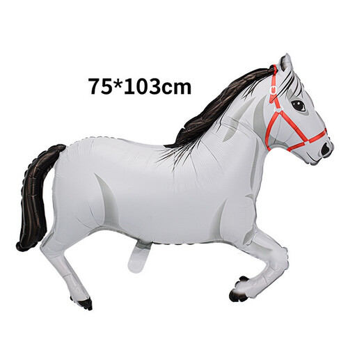 Воздушный шар Лошадь белая 103см