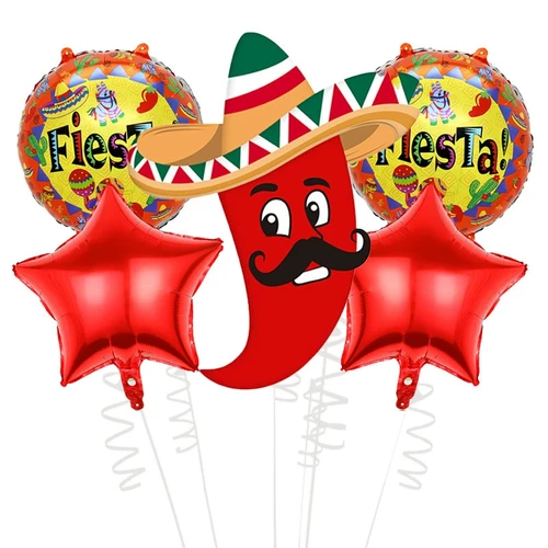 Воздушные шары Мексиканский Чики перец 5шт