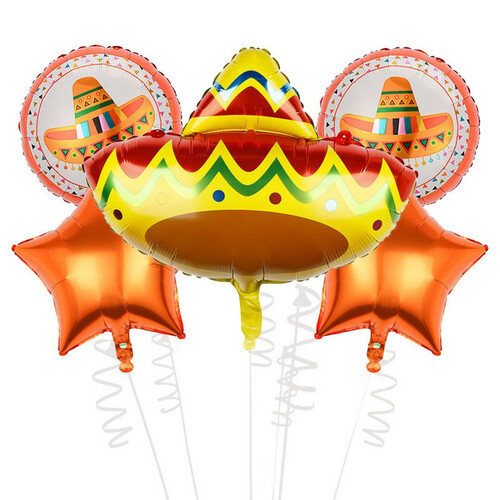 Воздушные шары шляпы Сомбреро 5шт
