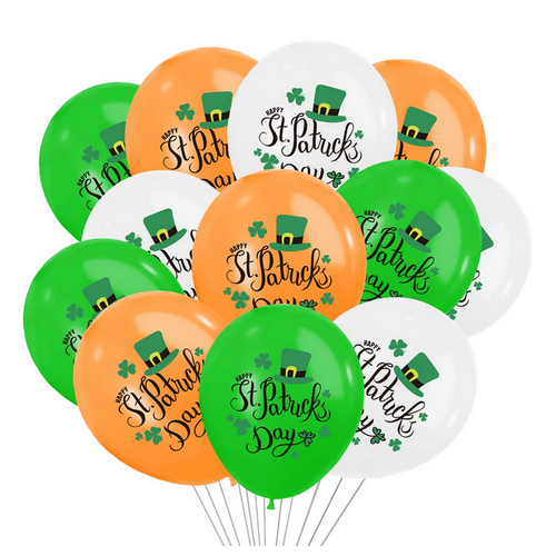 Воздушные шарики на праздник День Святого Патрика 5 шт