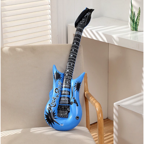 Надувная гитара Рок-н-ролл 93х24 см синяя