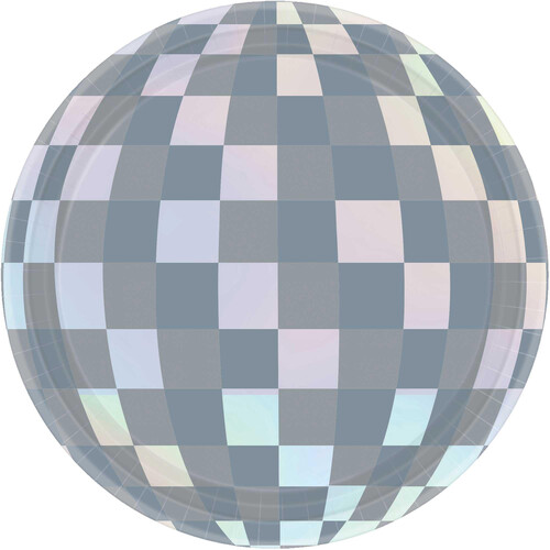 Тарелки Диско перламутр 17см 8шт