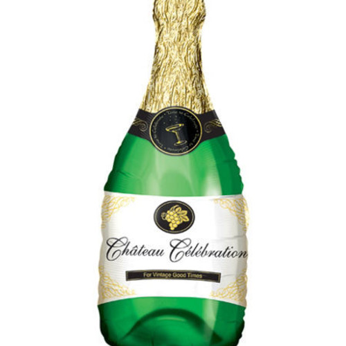 Шар фигура Бутылка шампанского, 41х99см