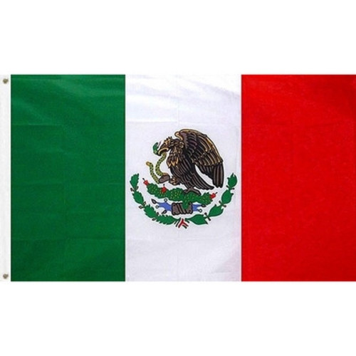 Мексиканский флаг-2, 90х60см