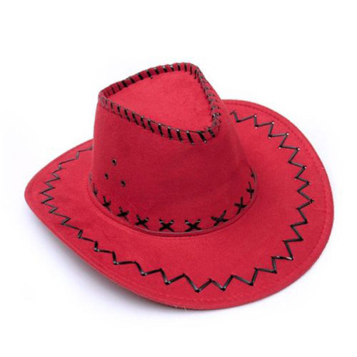 Ковбойская шляпа красная