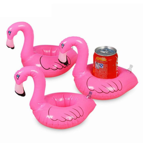 Надувной фламинго для стаканчиков
