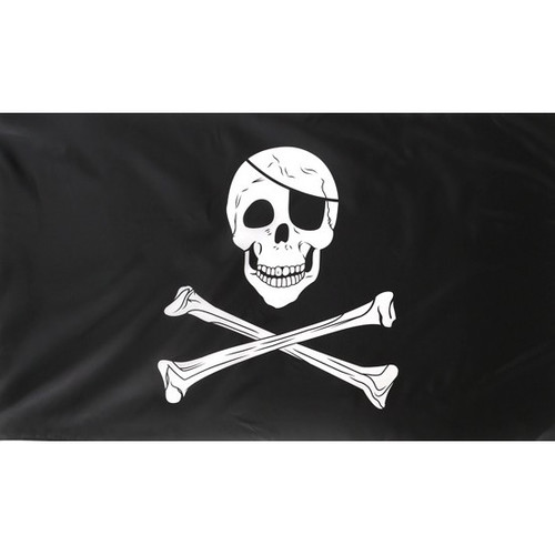 Пиратский флаг №1, 150х90 см