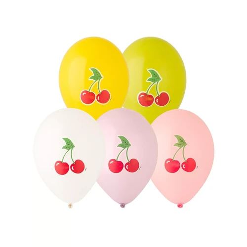 Воздушные шарики Вишня, 5шт