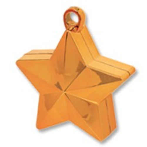 Грузик для шаров Звезда оранжевая