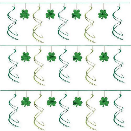 Гирлянда со спиралями Трилистник 360 см