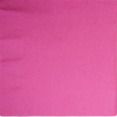 Салфетки однотонные розовые, 16 шт, 33 см