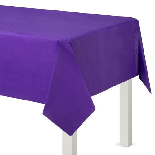 Скатерть однотонная фиолетовая, 140 Х 275 см