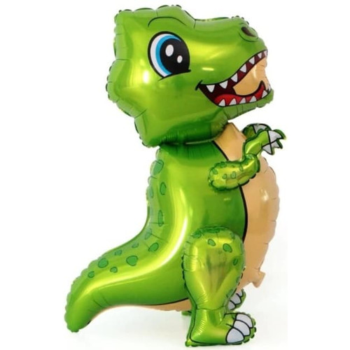 Шар - Ходячая Фигура, Маленький динозавр, Зеленый 79см
