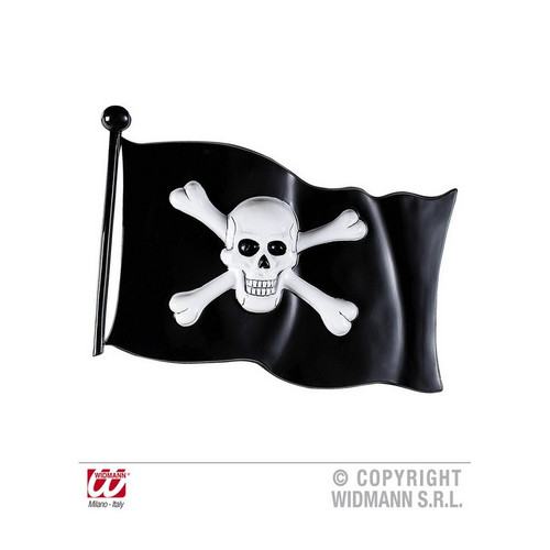 Пиратский флаг 32х45 см