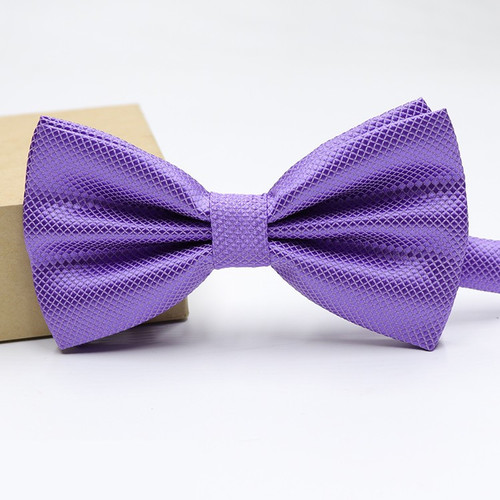 Галстук-бабочка фиолетовая люкс, 10 × 6 см