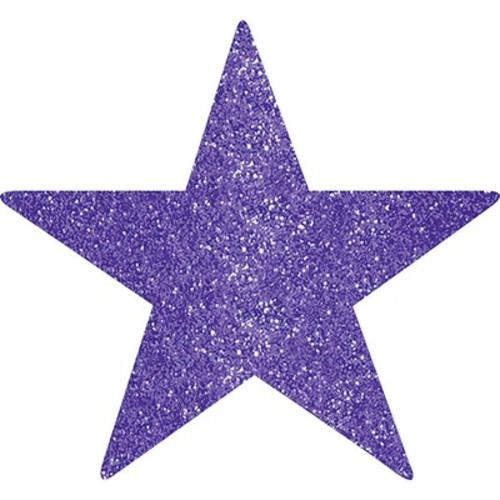 Баннер Звезда фиолетовая, 13см, 5шт