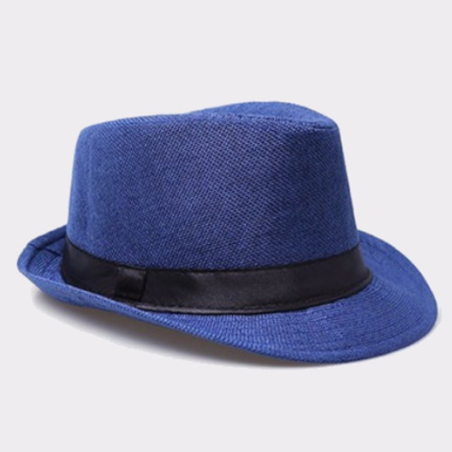 Гангстерская шляпа синяя