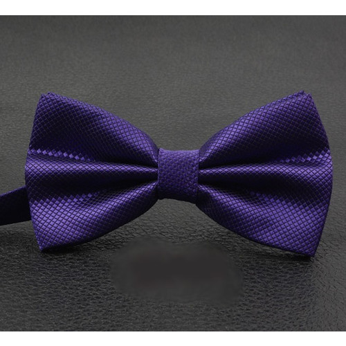 Галстук-бабочка фиолетовая люкс-2, 10 × 6 см