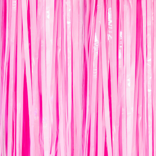 Занавес-дождик нежно-розовый, Матовый, 100*200 см
