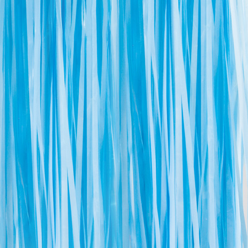 Занавес-дождик нежно-голубой, Матовый, 100*200 см