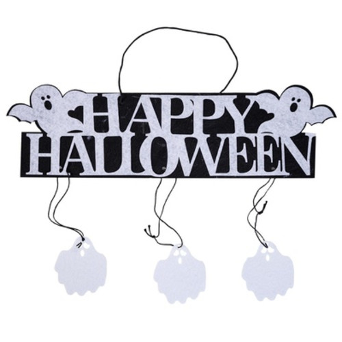Баннер Happy Halloween Привидения 36*10см