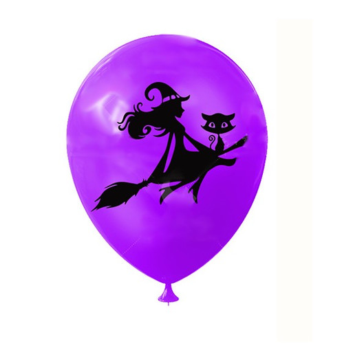 Воздушный шарик Хэллоуин Веселые друзья Ведьмочка