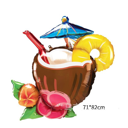 Фольгированный шар Тропический коктейль 82х71см