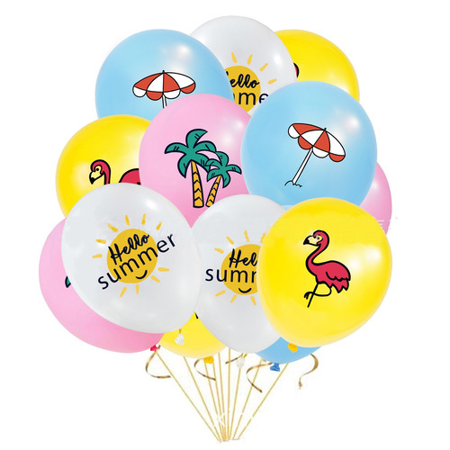Набор воздушный шаров Пляжная вечеринка 10шт