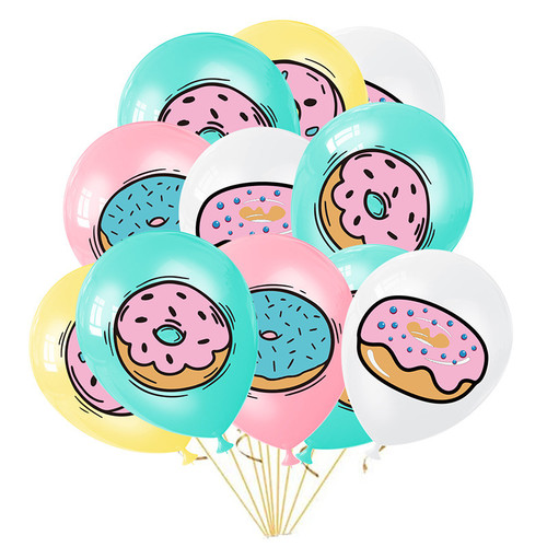 Набор воздушный шаров Пончики 10шт