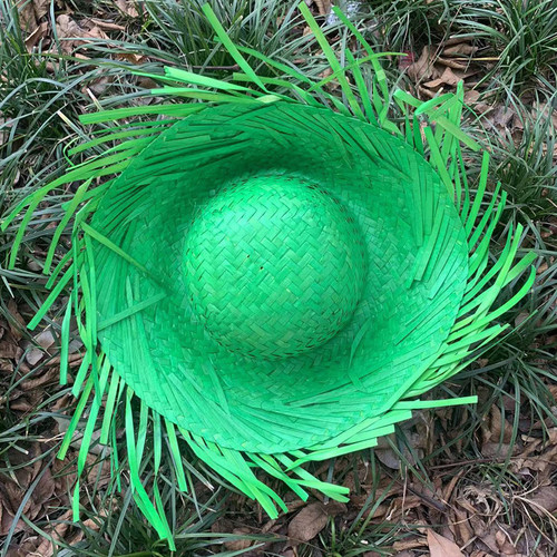 Гавайская шляпа зеленая