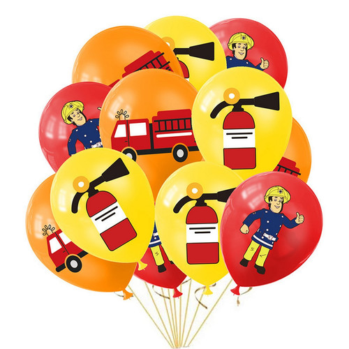 Набор воздушный шариков Пожарники 10шт