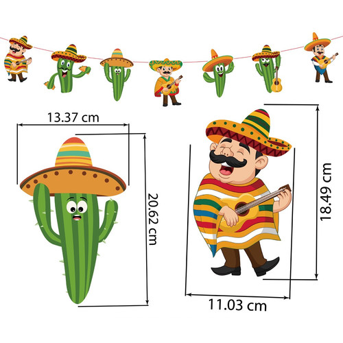 Гирлянда Мексиканец-кактус, 150см