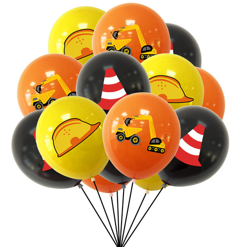 Набор воздушный шариков Строительная техника-2 10шт